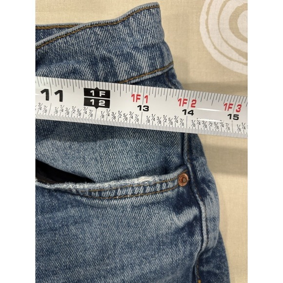 Zara The New Slim Women's Distressed Jeans Size 4 Medium Wash - Picture 8 of 10